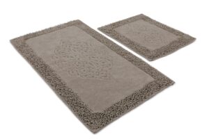 Plante Beige Set om 2 (1) - Badrumsmatta