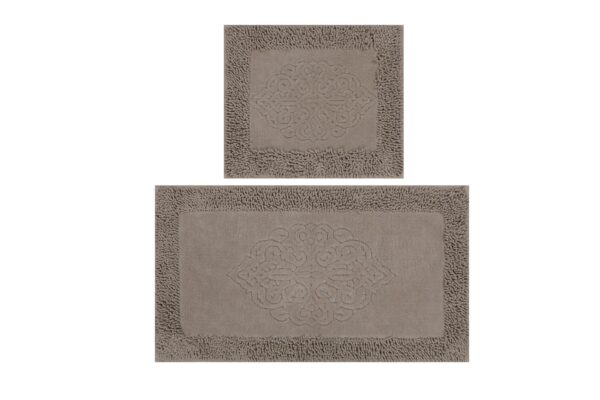 Plante Beige Set om 2 (2) - Badrumsmatta