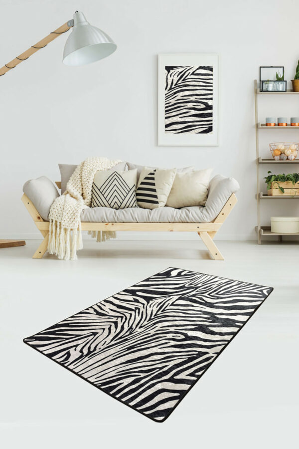 Zebra naturlig - Modern matta