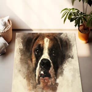 Dog portrait 1 - Husdjursmatta - Hundmatta